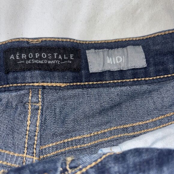 Denim Bundle Lot 4 Pc  3 Shorts 1 Pair Of Jeans Size 6 Dark & Medium Wash  BL - Picture 14 of 16